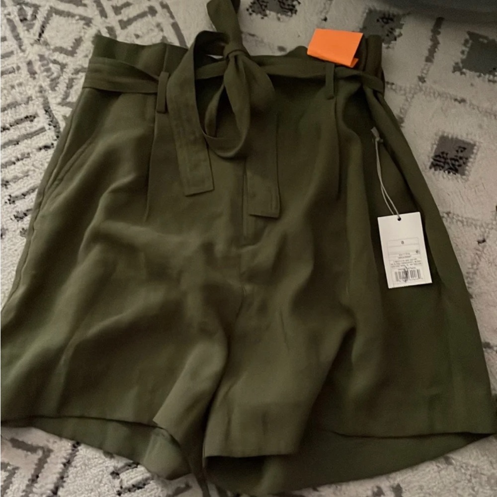 A New Day Paperbag Shorts, NWT
Size 8
New with tags 
Olive Green
